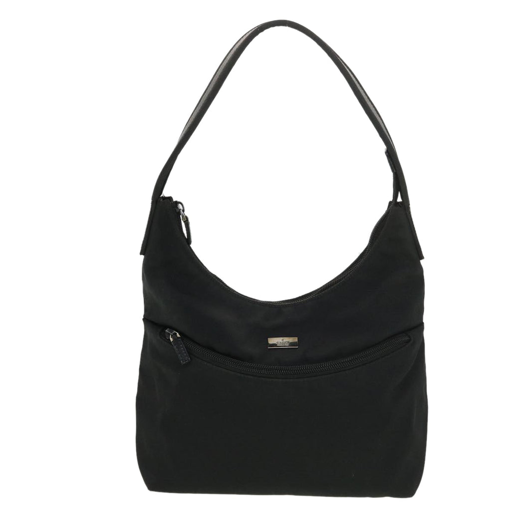 GUCCI Shoulder Bag Nylon Black 0013386  am4146