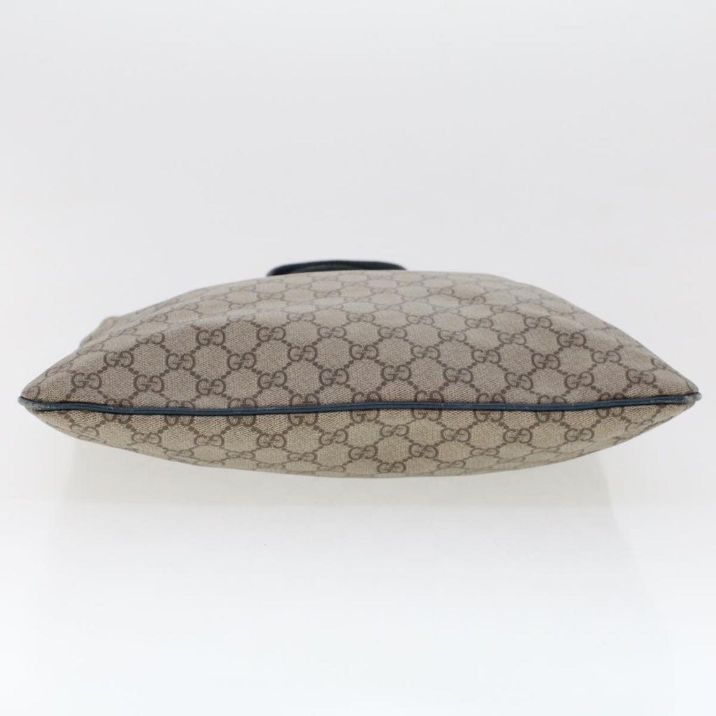 GUCCI GG Canvas Tote Bag PVC Leather Beige  am4470