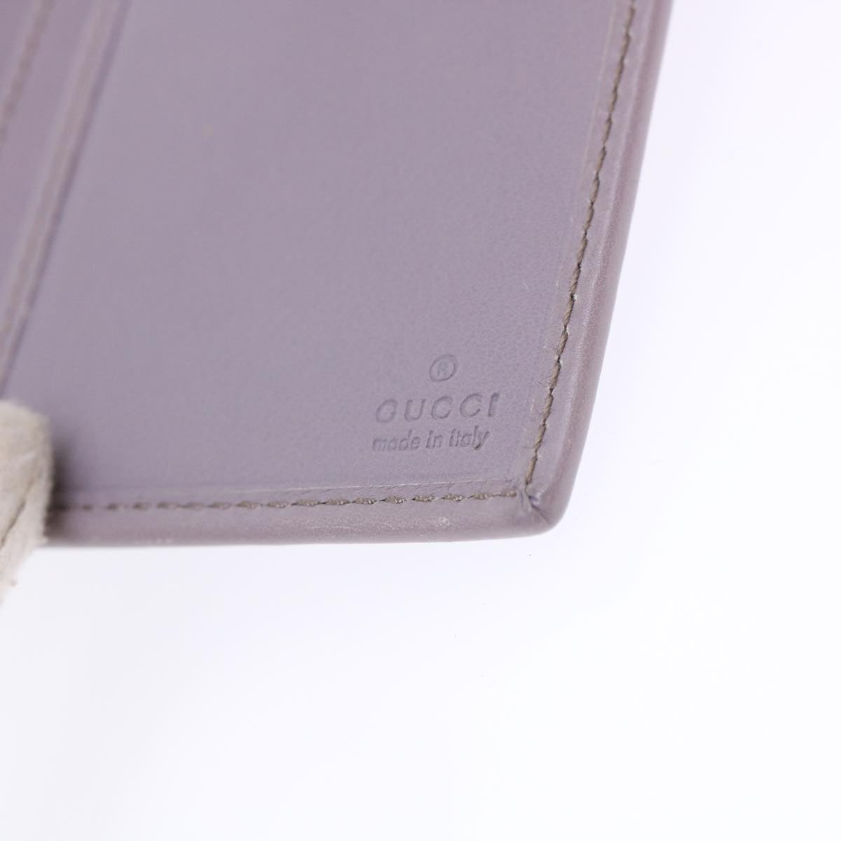 GUCCI Swing Wallet Leather Purple 310021  am4638