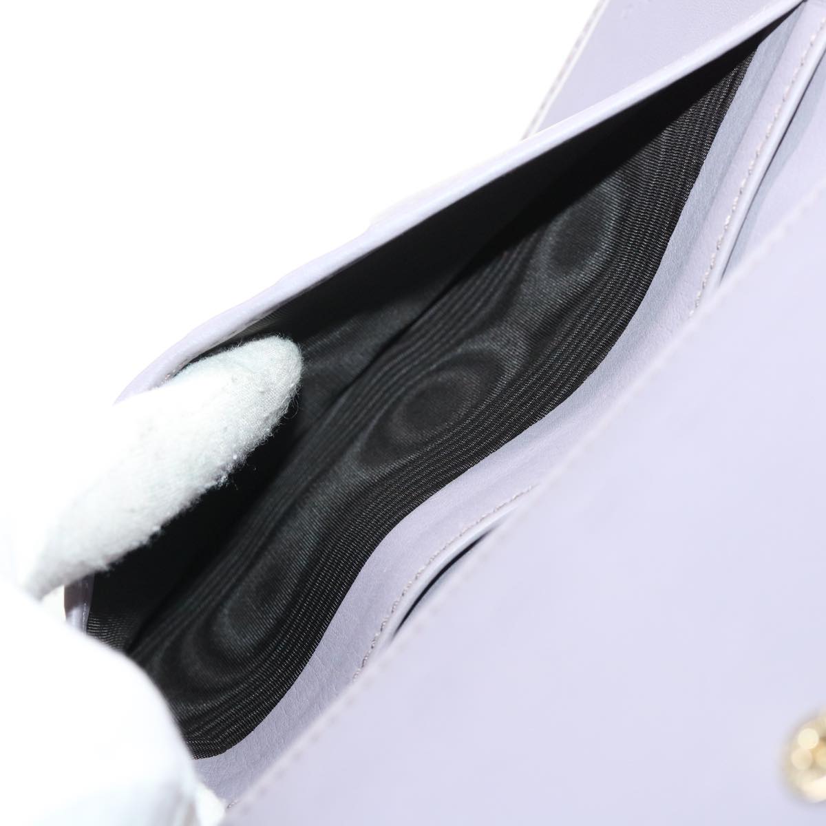 GUCCI Swing Wallet Leather Purple 310021  am4638