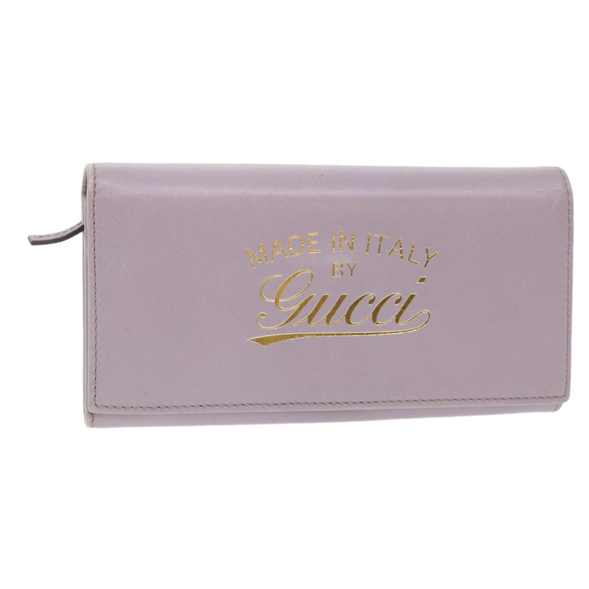 GUCCI Swing Wallet Leather Purple 310021  am4638