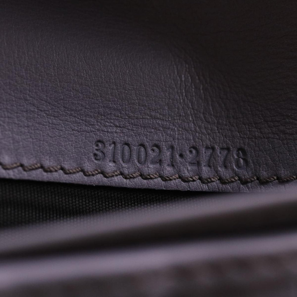 GUCCI Swing Wallet Leather Purple 310021  am4638