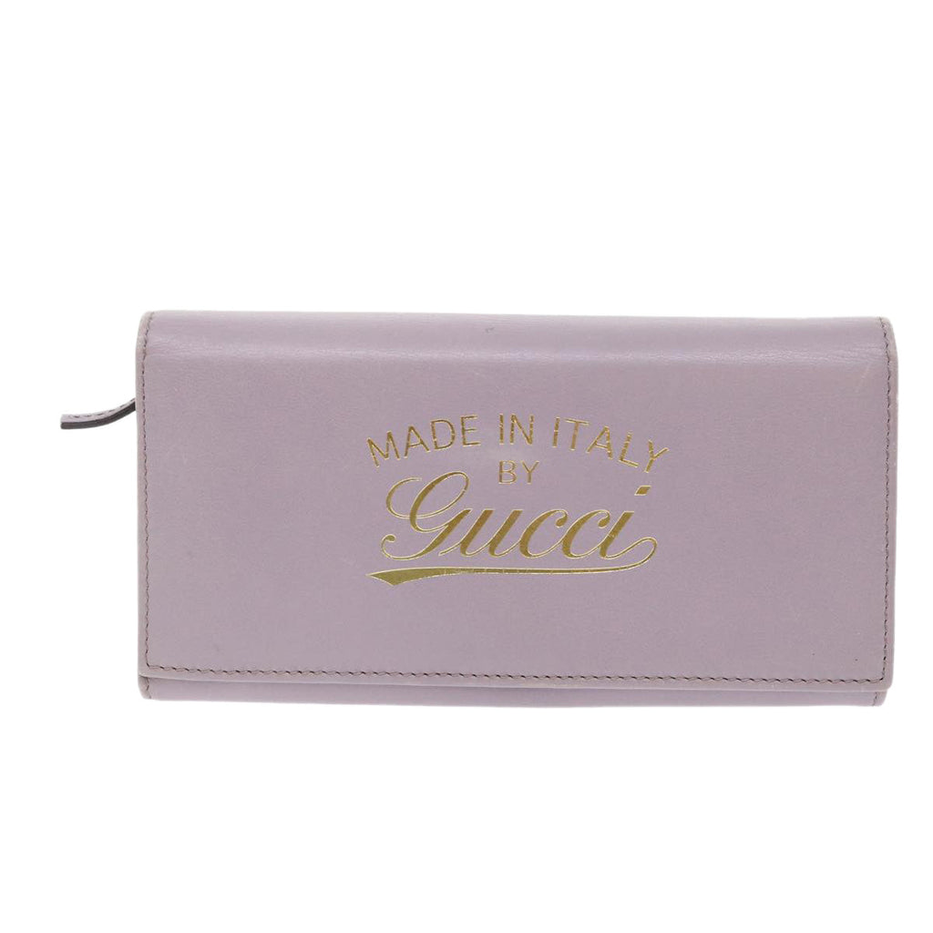 GUCCI Swing Wallet Leather Purple 310021  am4638