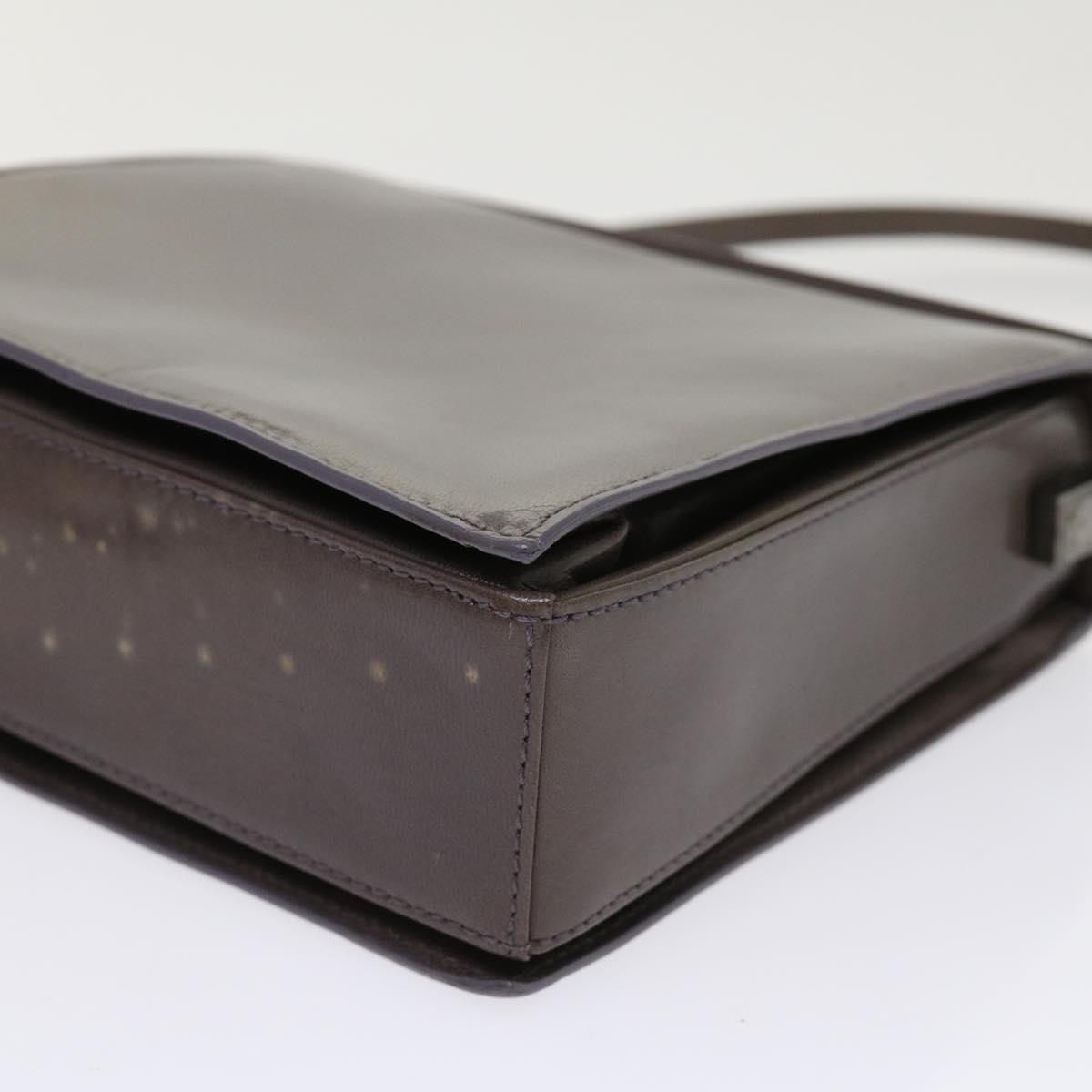 GUCCI Shoulder Bag Leather Outlet Gray 007.2014/3444  am4648
