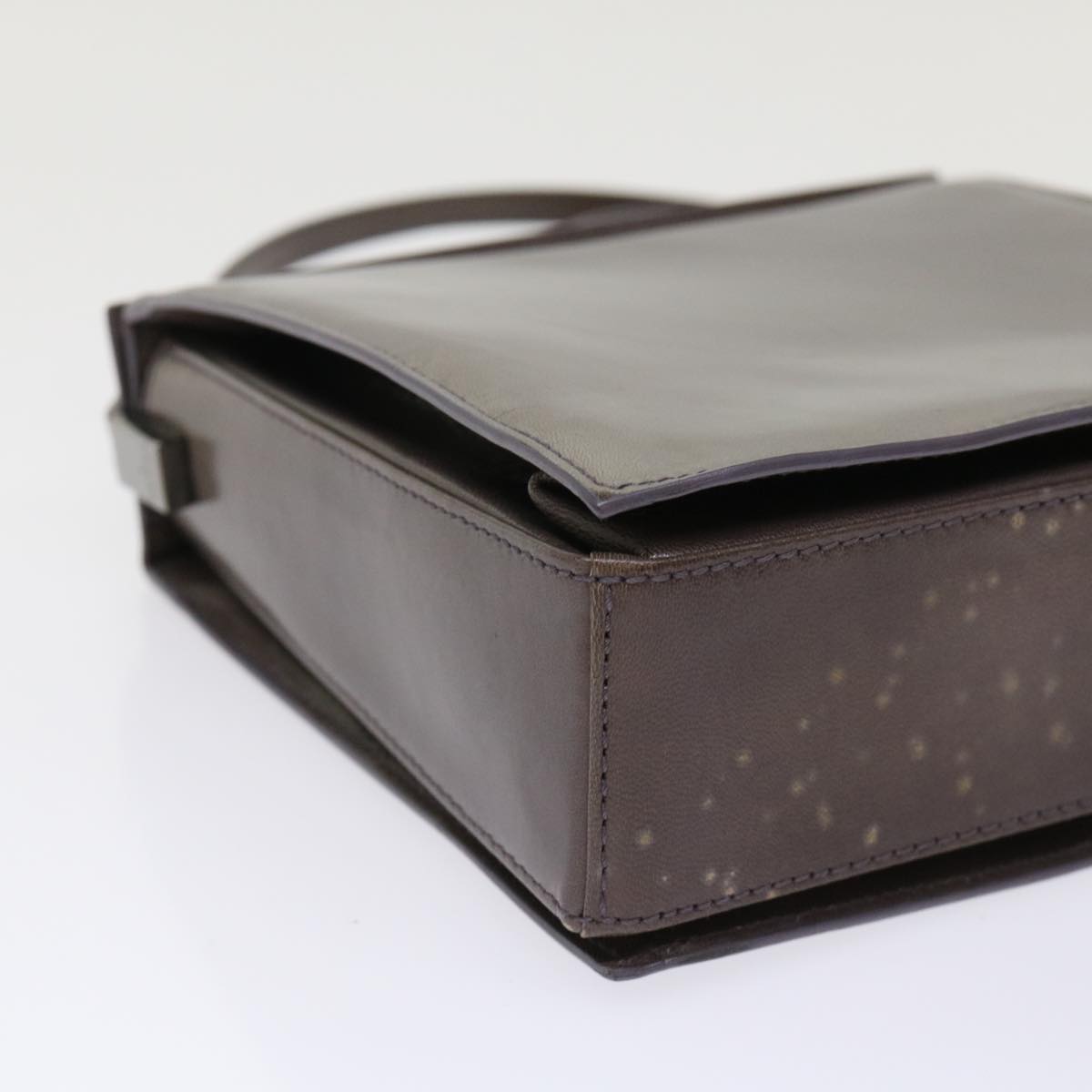 GUCCI Shoulder Bag Leather Outlet Gray 007.2014/3444  am4648