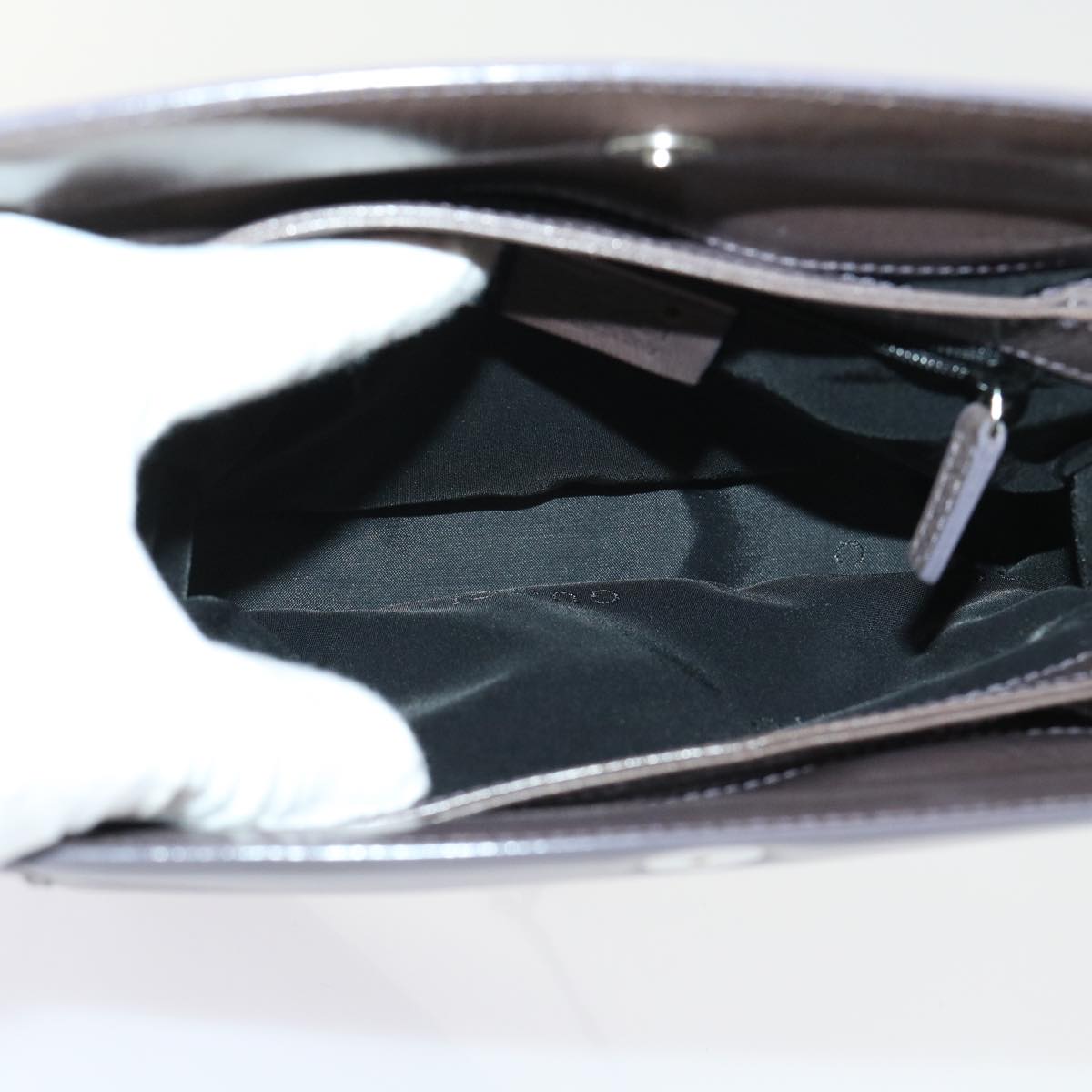GUCCI Shoulder Bag Leather Outlet Gray 007.2014/3444  am4648