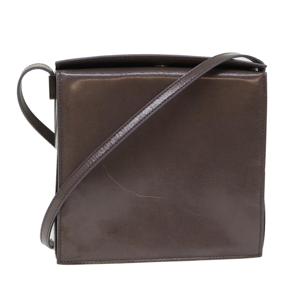 GUCCI Shoulder Bag Leather Outlet Gray 007.2014/3444  am4648