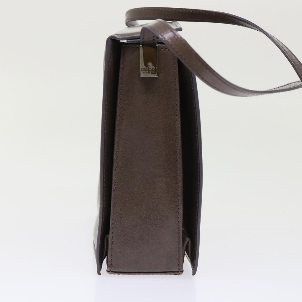 GUCCI Shoulder Bag Leather Outlet Gray 007.2014/3444  am4648