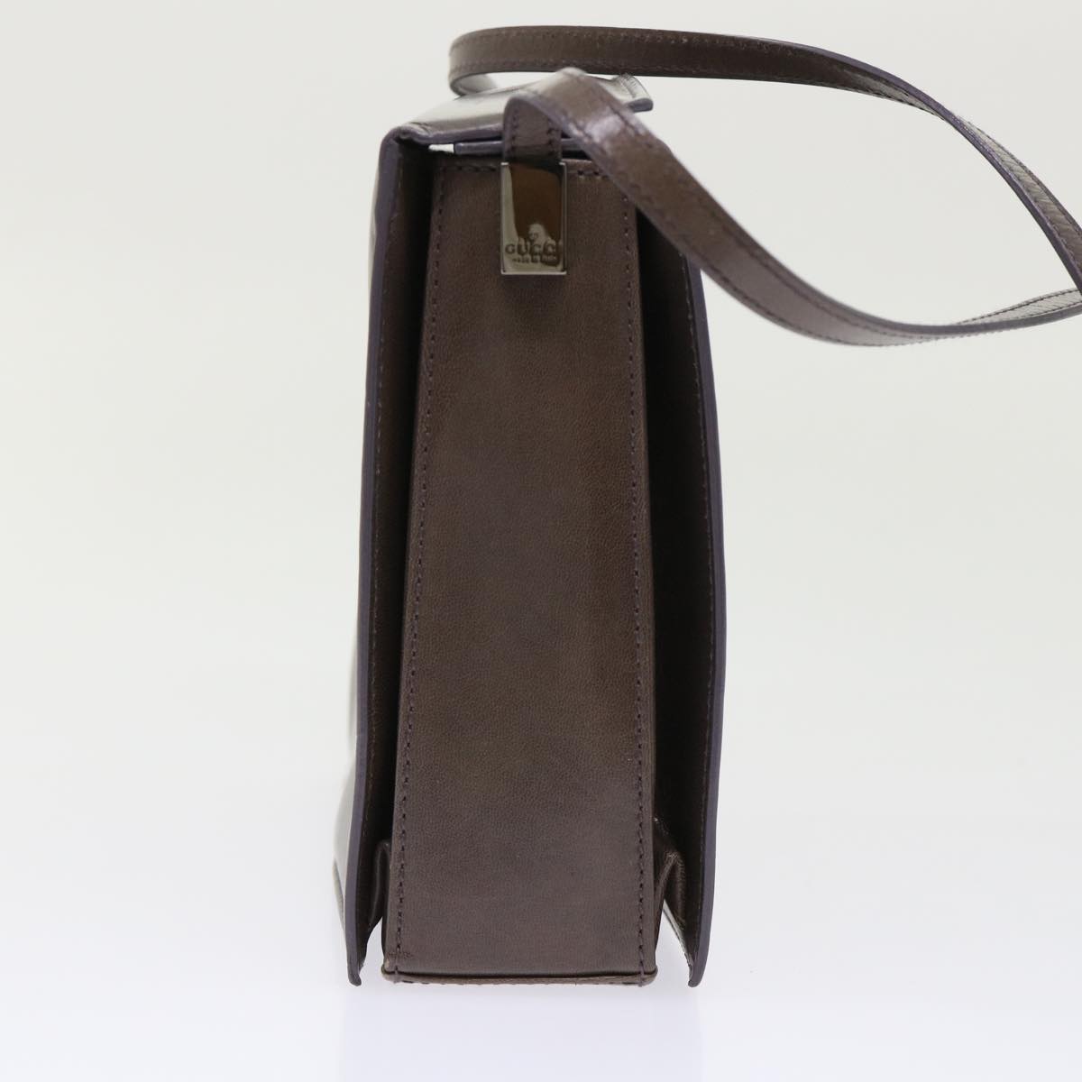 GUCCI Shoulder Bag Leather Outlet Gray 007.2014/3444  am4648