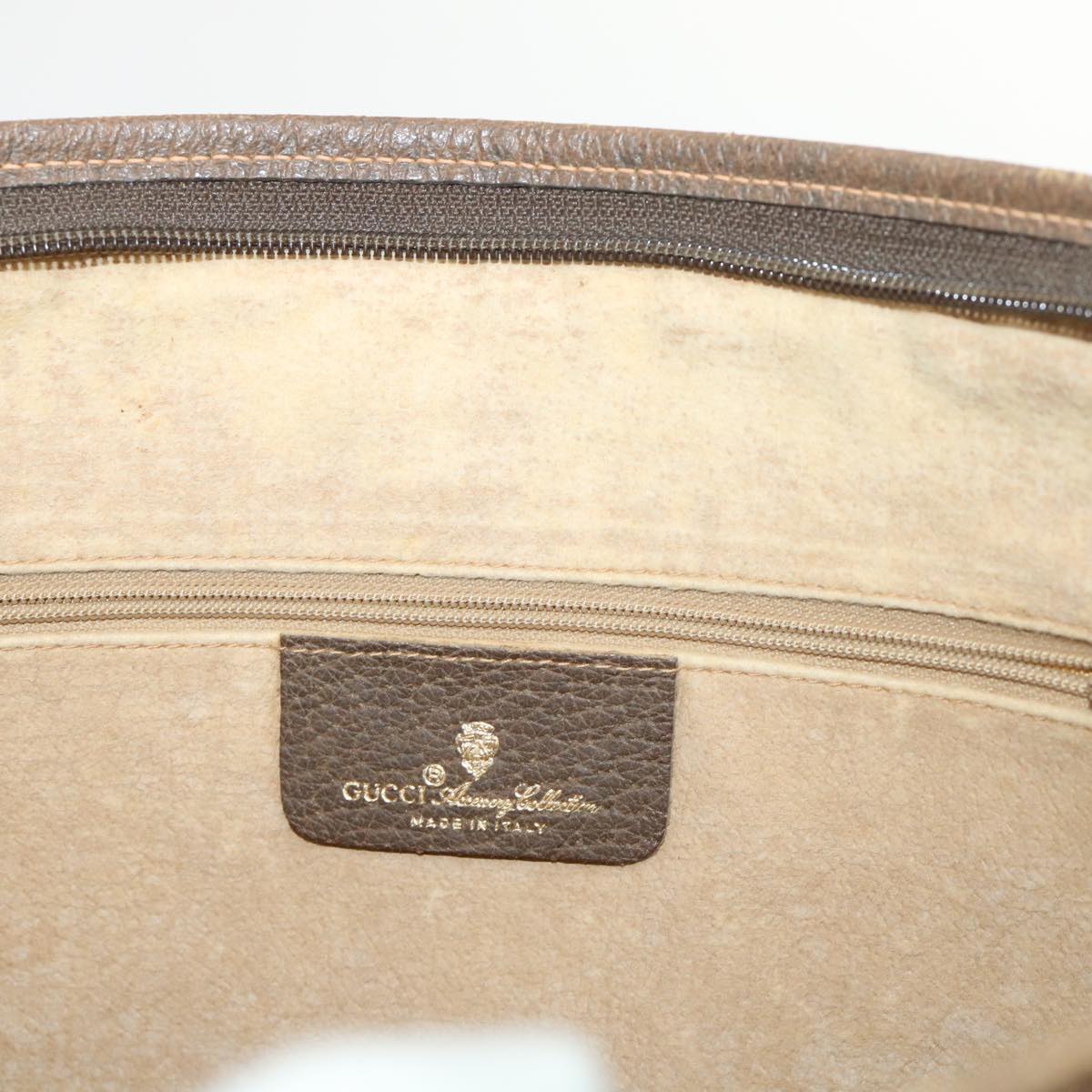 GUCCI GG Canvas Clutch Bag PVC Leather Beige 89.20.004  am4697