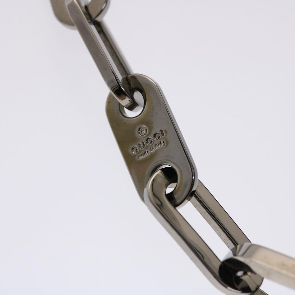 GUCCI Chain Shoulder Bag Velor Black 0013829  am4747