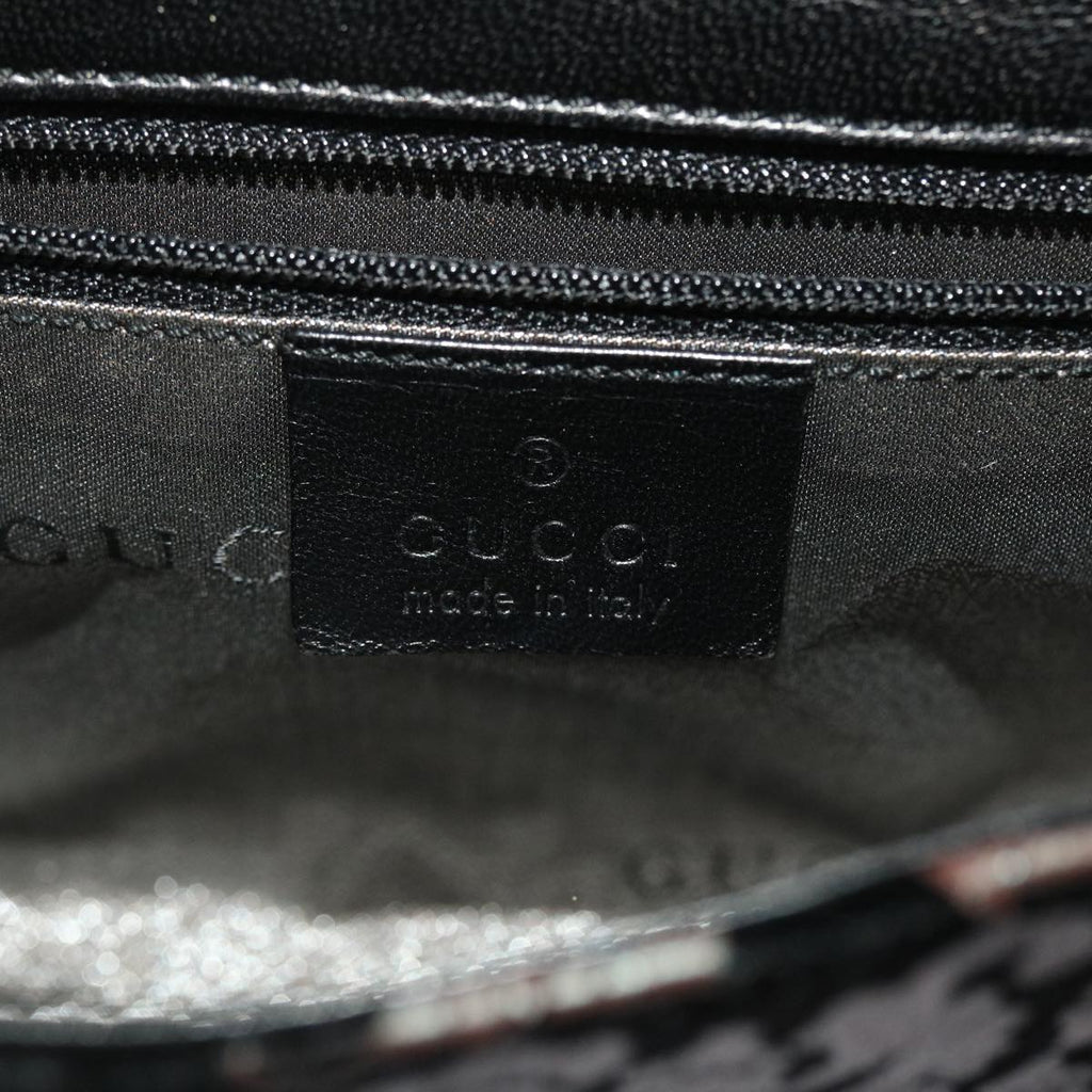 GUCCI Chain Shoulder Bag Velor Black 0013829  am4747