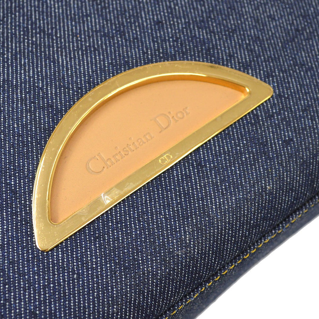 Christian Dior 2000 Maris Pearl Backpack Indigo Denim ao29374