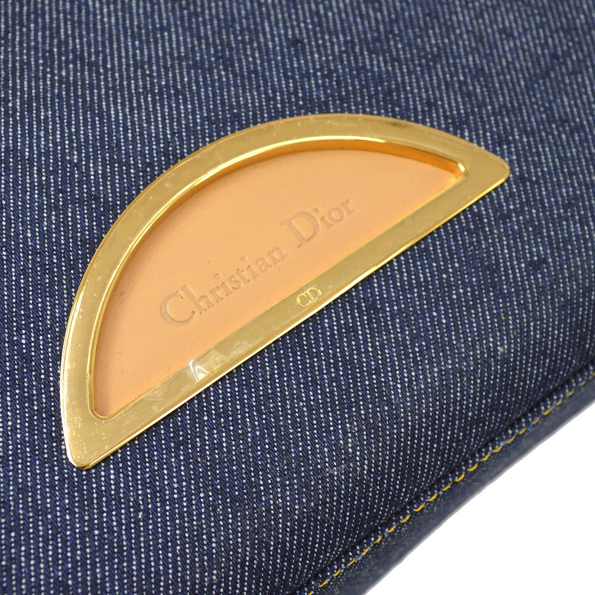 Christian Dior 2000 Maris Pearl Backpack Indigo Denim ao29374