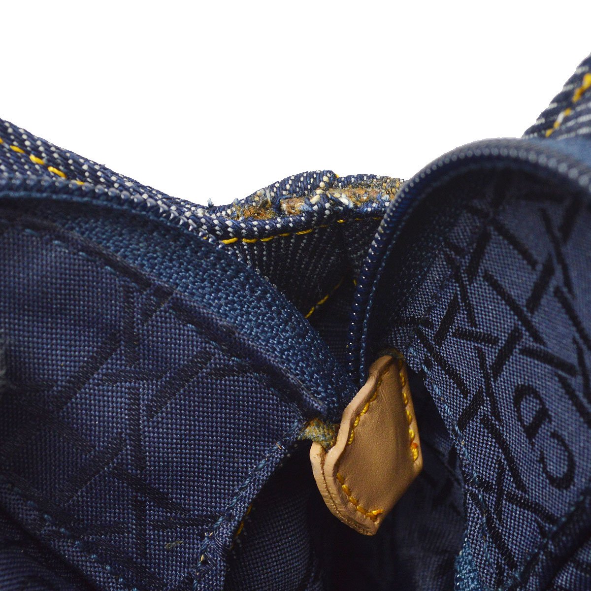 Christian Dior 2000 Maris Pearl Backpack Indigo Denim ao29374