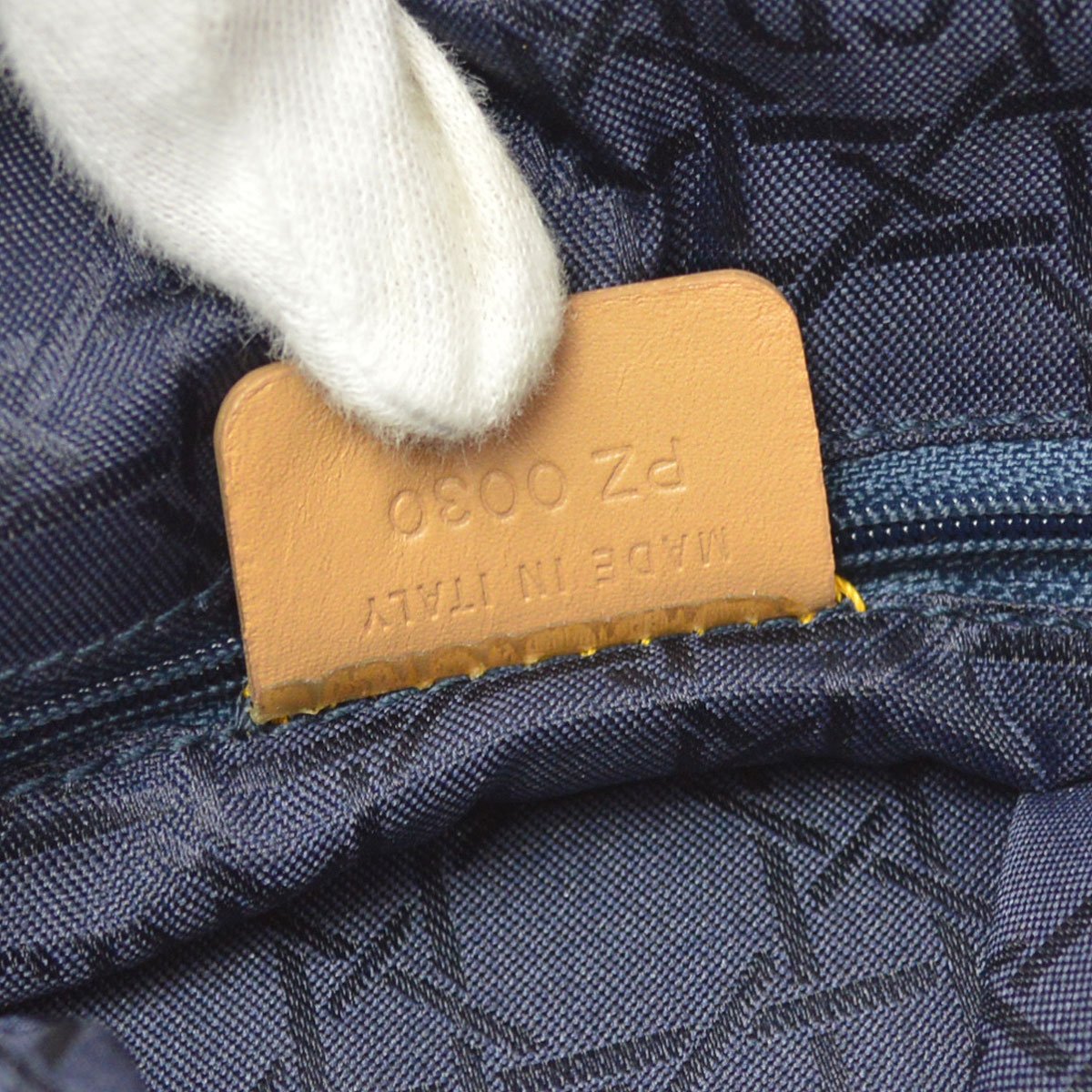 Christian Dior 2000 Maris Pearl Backpack Indigo Denim ao29374