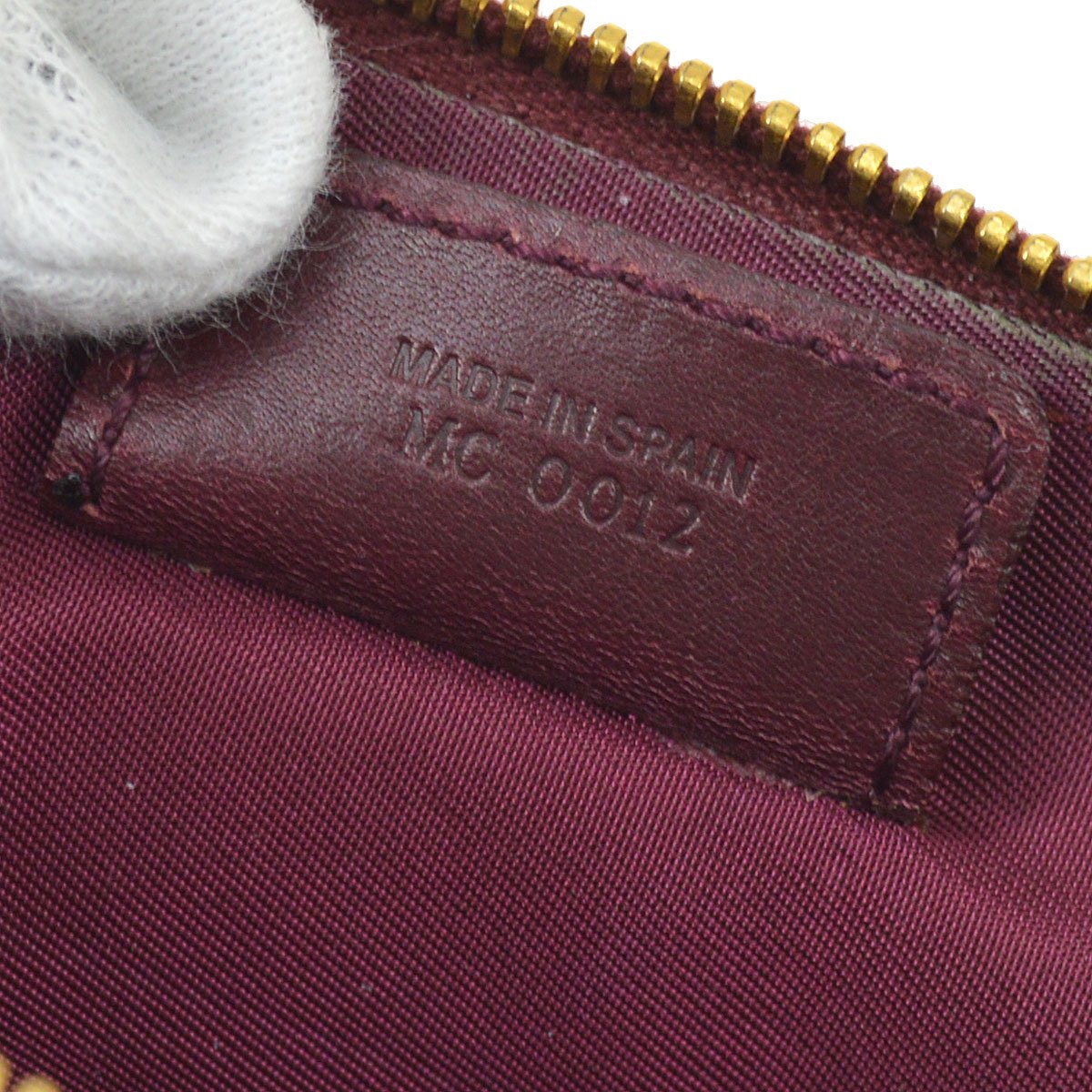 Christian Dior 2002 Trotter Saddle Hand Bag Bordeaux ao32230