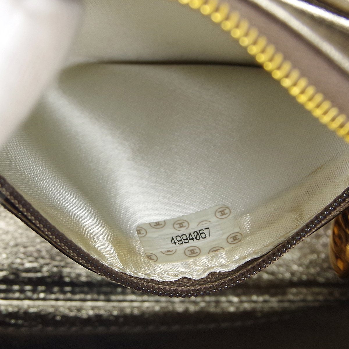 CHANEL 1996-1997 Gold Lambskin Quilted Camera Bag Mini