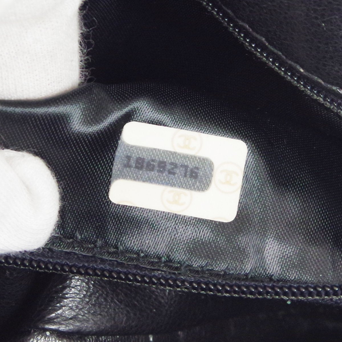 CHANEL 1989-1991 Black Velvet Camera Bag Mini