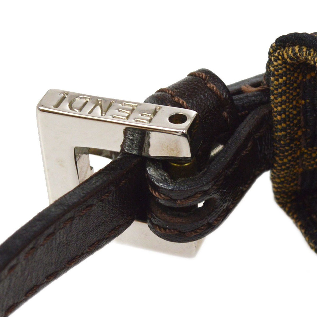 FENDI Zucca Mini Hand Bag Brown ao34480