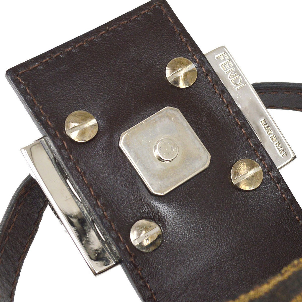 FENDI Zucca Mini Hand Bag Brown ao34480