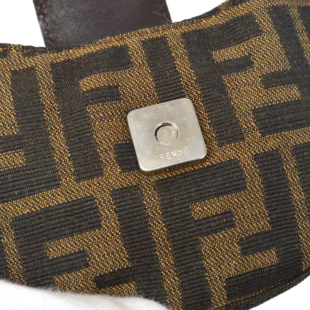 FENDI Zucca Mini Hand Bag Brown ao34480
