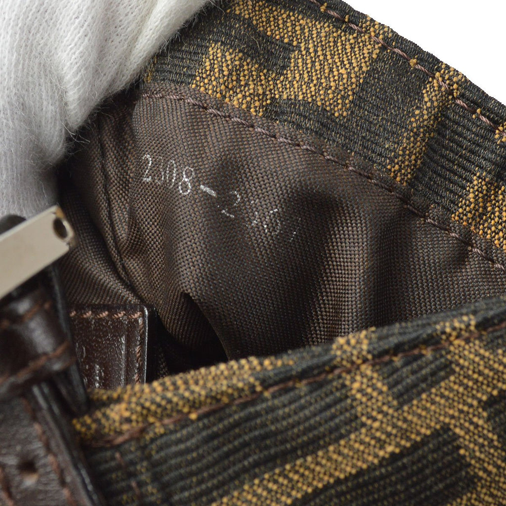 FENDI Zucca Mini Hand Bag Brown ao34480