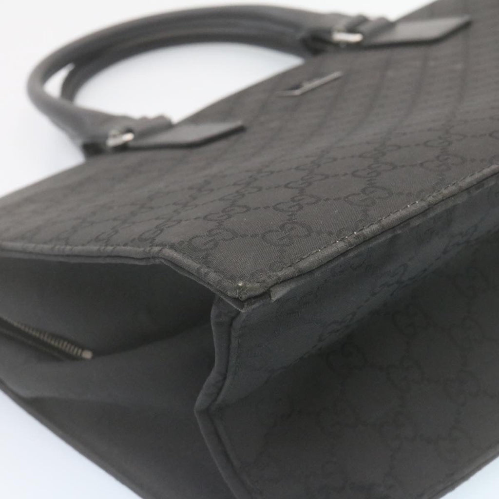 GUCCI GG Canvas Hand Bag Black  ar6477