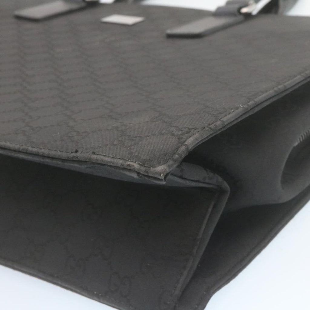 GUCCI GG Canvas Hand Bag Black  ar6477