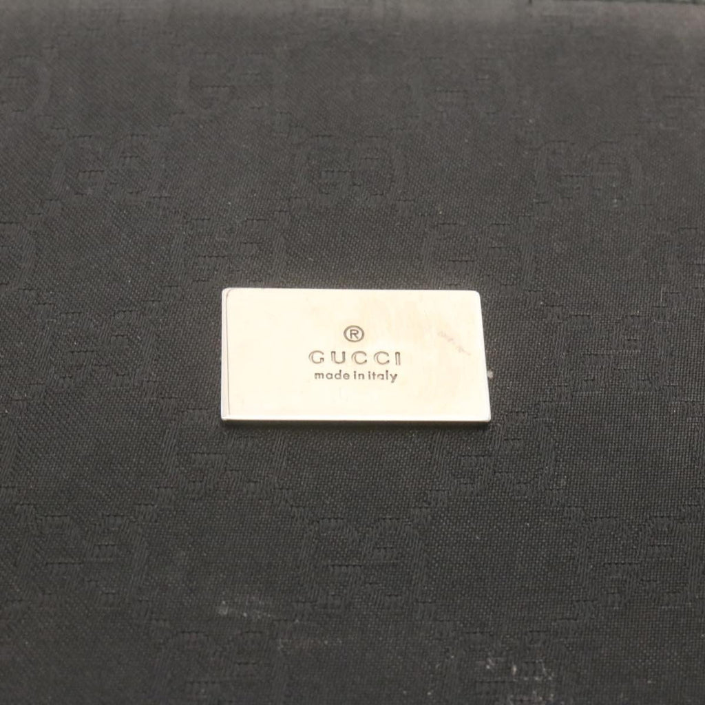 GUCCI GG Canvas Hand Bag Black  ar6477