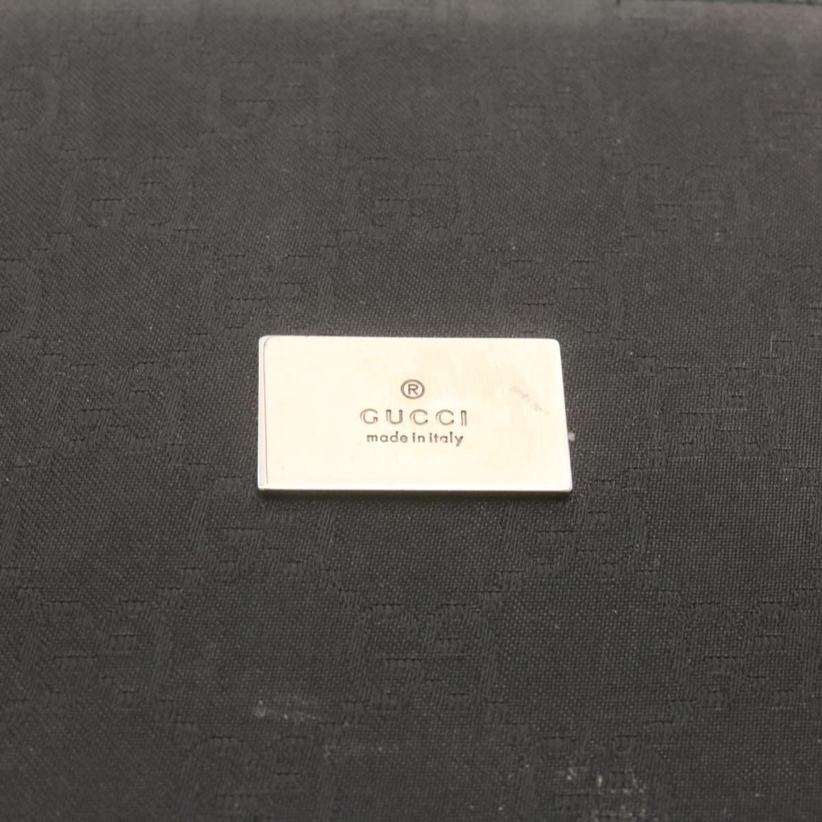 GUCCI GG Canvas Hand Bag Black  ar6477
