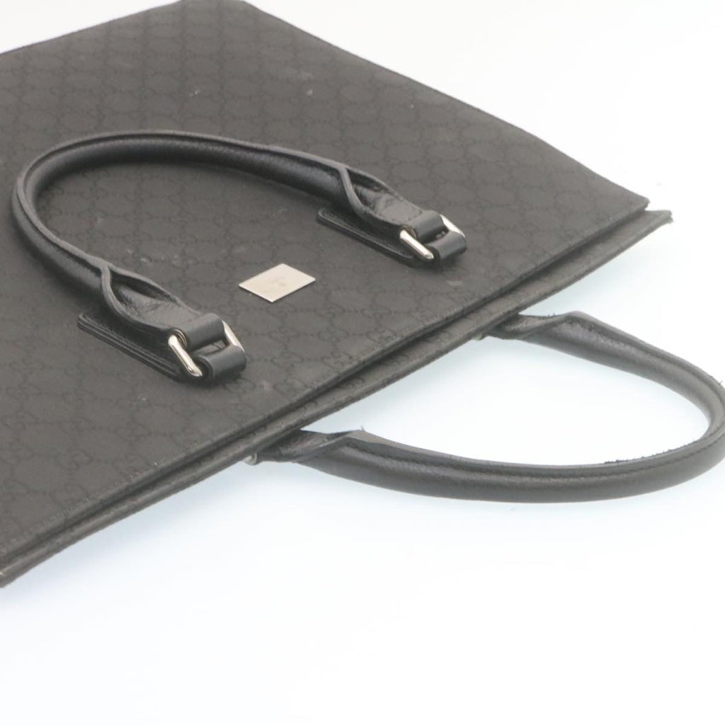 GUCCI GG Canvas Hand Bag Black  ar6477