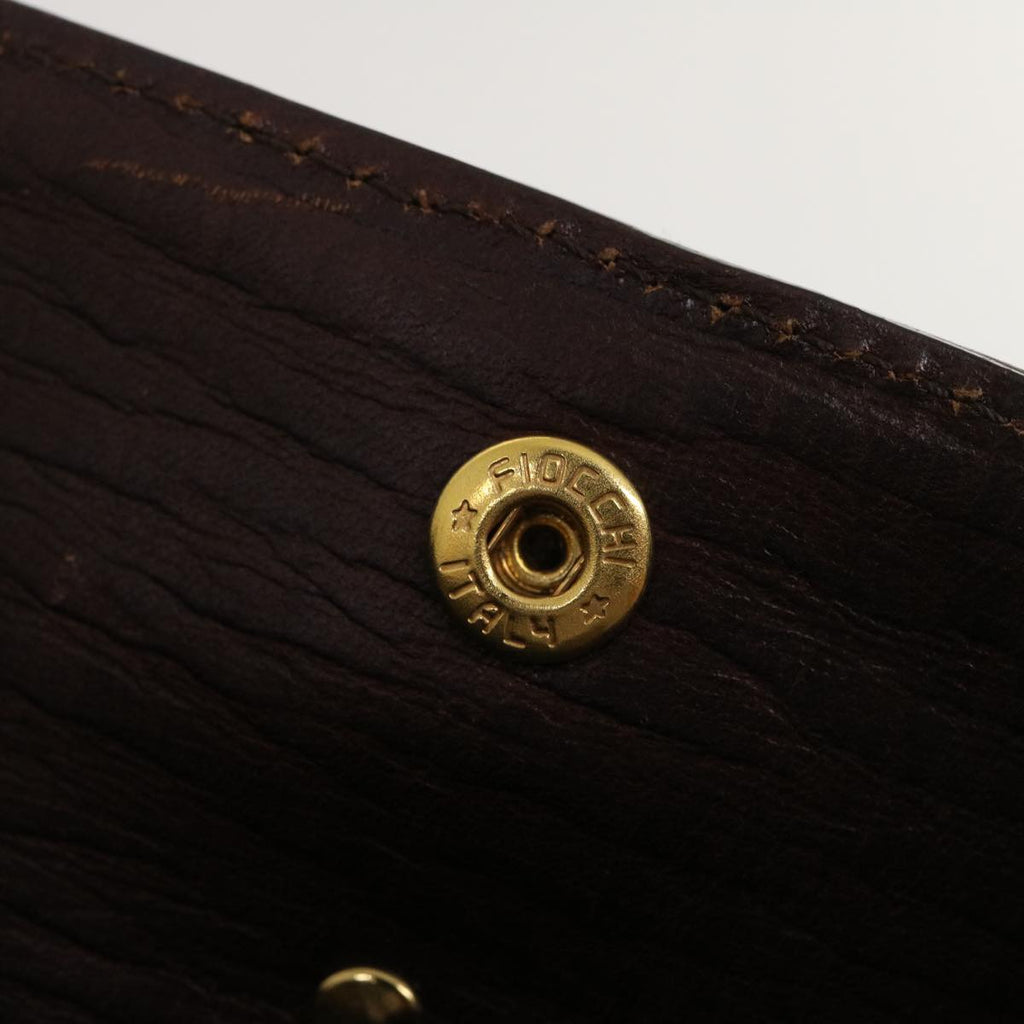FENDI Zucca Canvas Tote Bag Velor Brown Black  ar6954