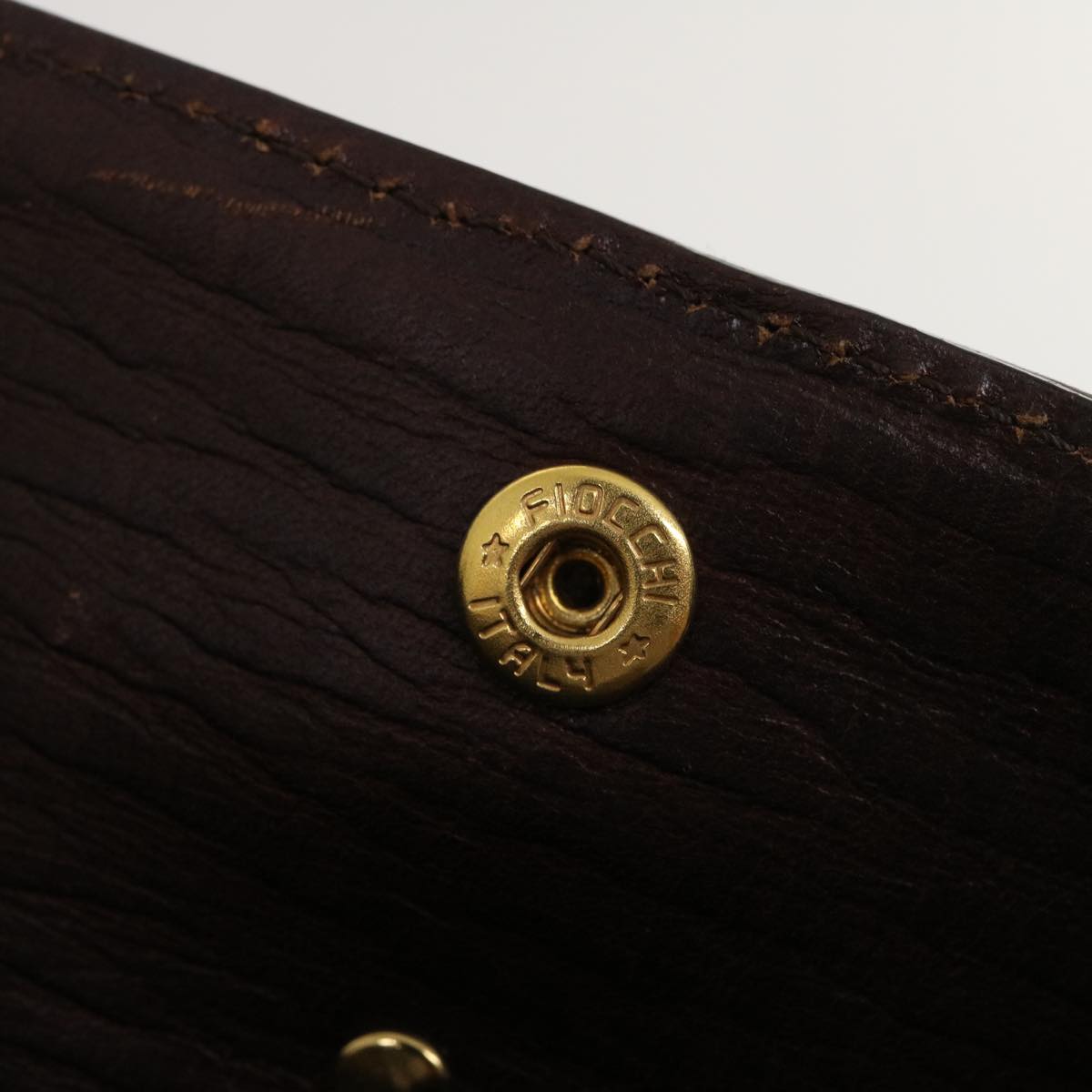 FENDI Zucca Canvas Tote Bag Velor Brown Black  ar6954
