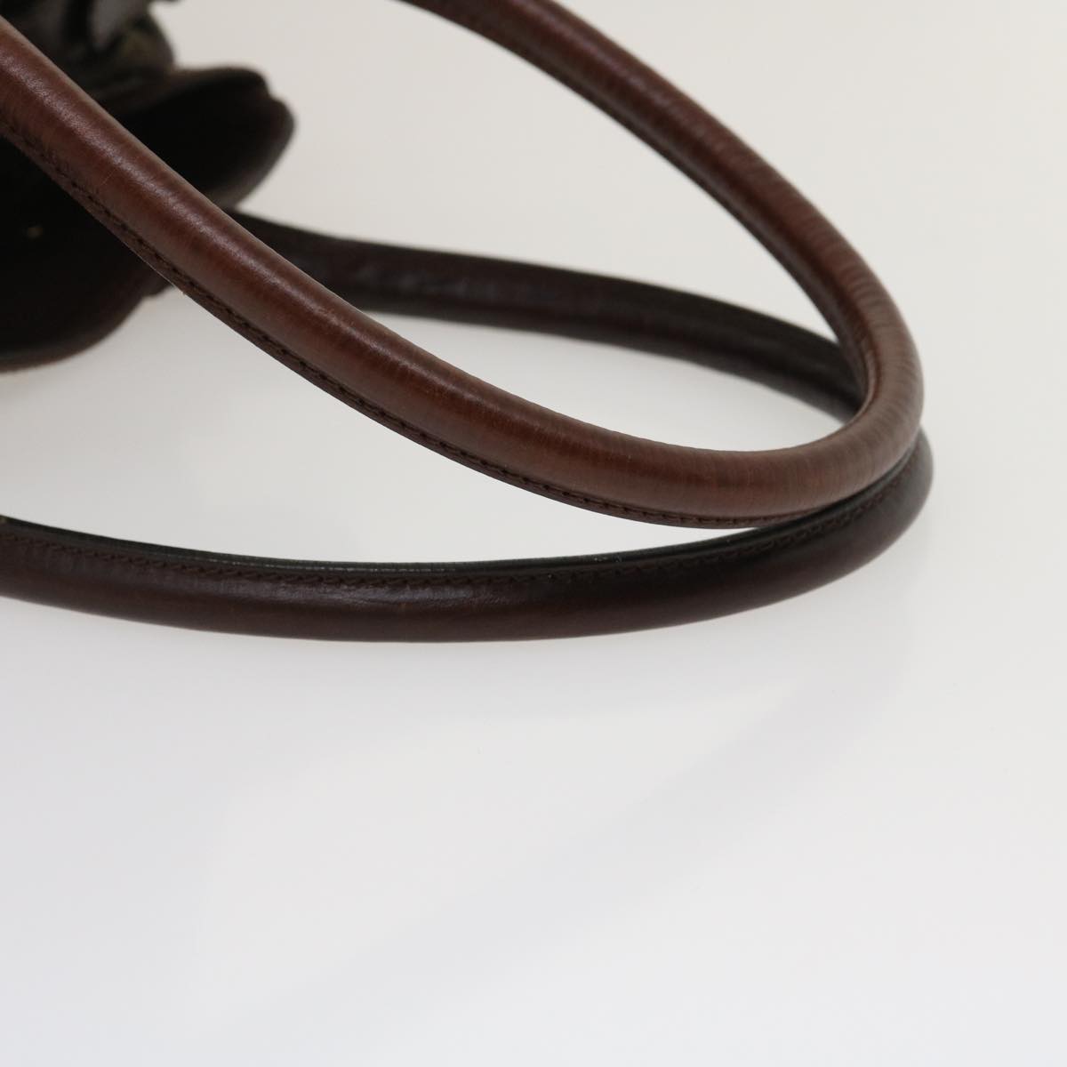 FENDI Zucca Canvas Tote Bag Velor Brown Black  ar6954