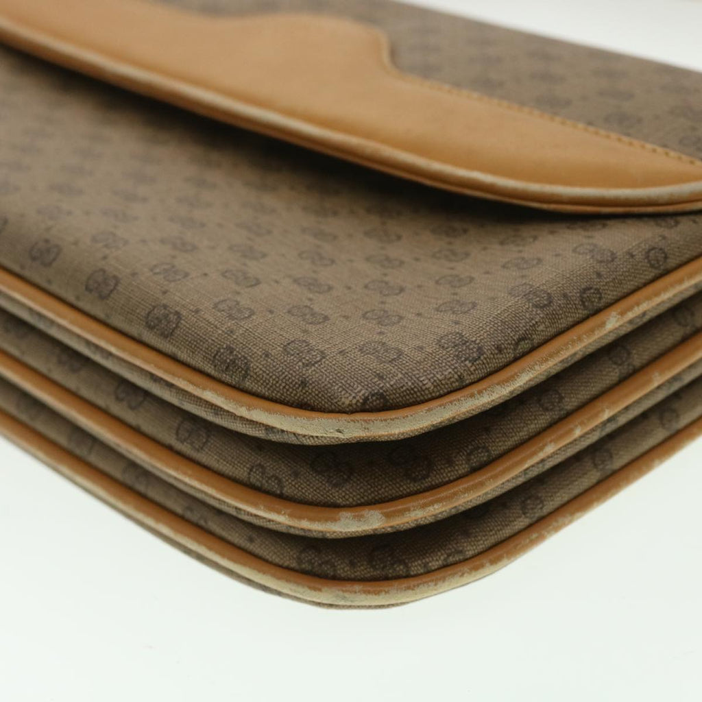 GUCCI Micro GG Canvas Shoulder Bag Beige  ar8365