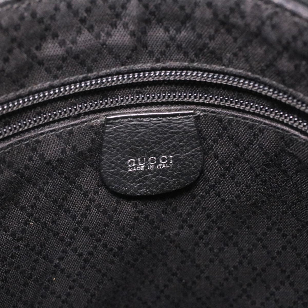 GUCCI Shoulder Bag Canvas Black  ar8657