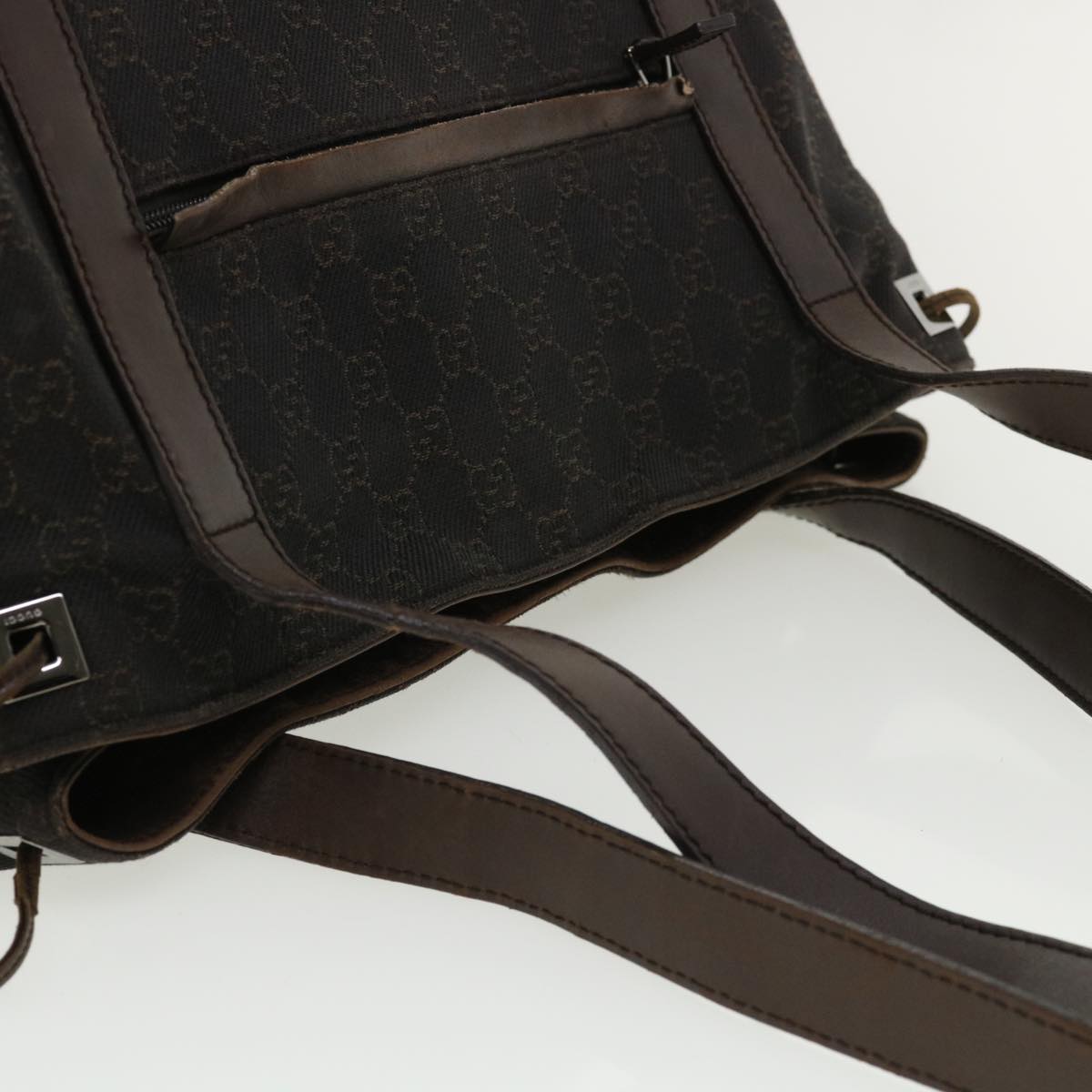 GUCCI GG Canvas Tote Bag Brown 30501/203419  ar8789