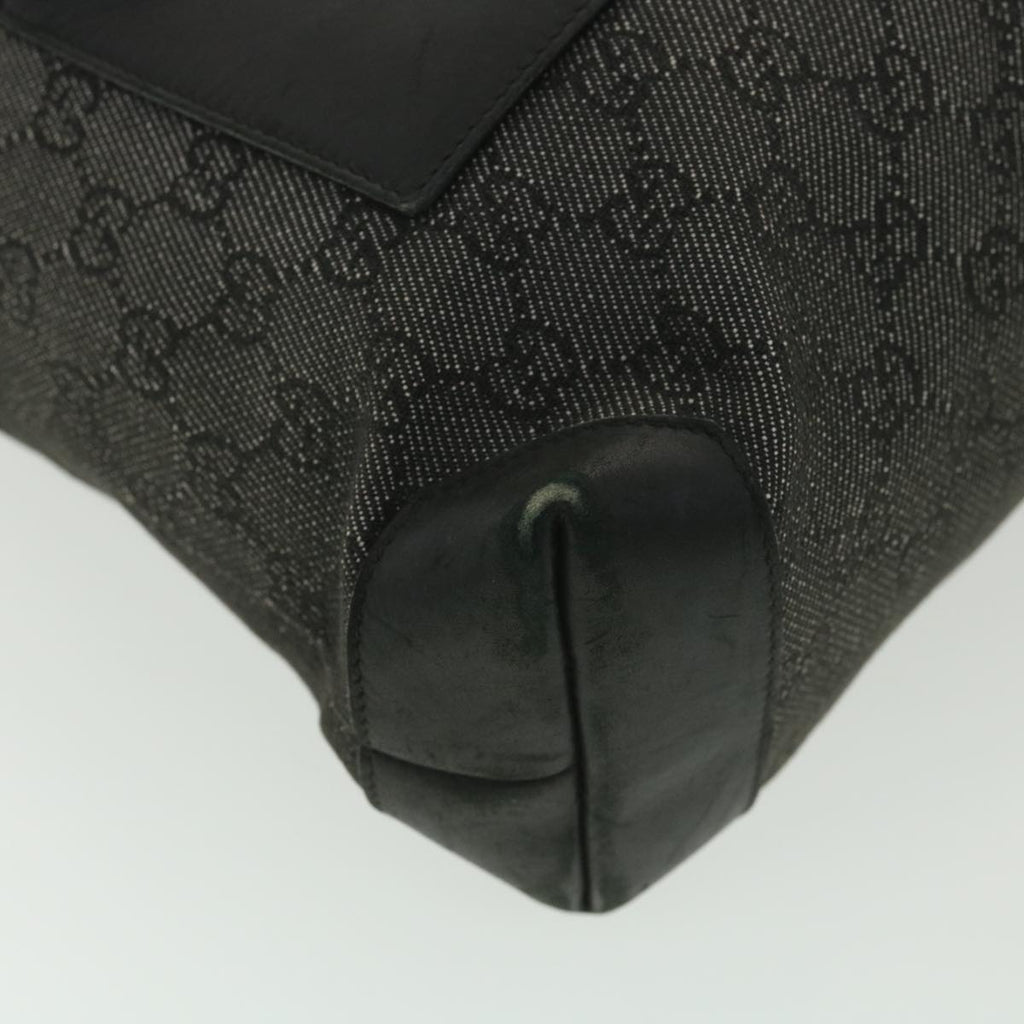 GUCCI GG Canvas Tote Bag Black 28893  ar8950