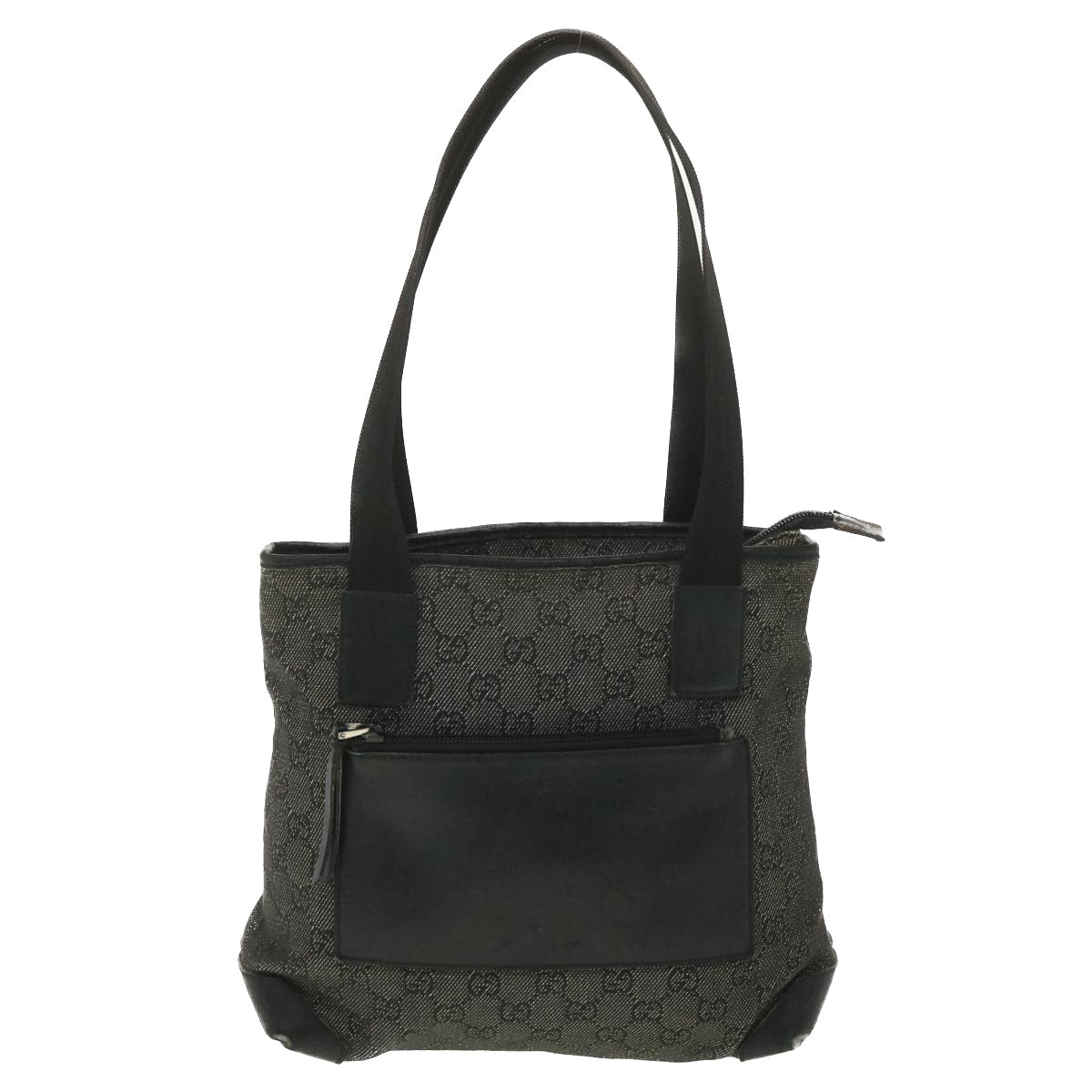 GUCCI GG Canvas Tote Bag Black 28893  ar8950