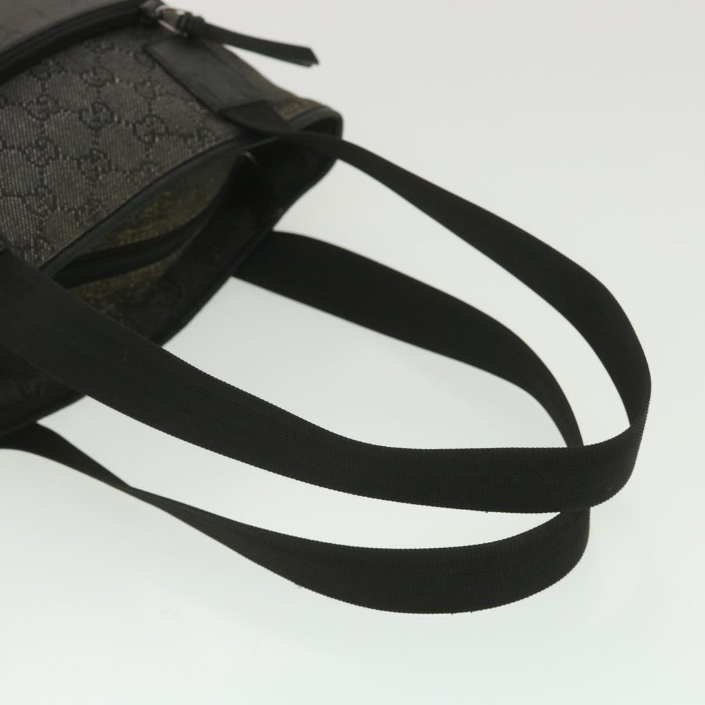 GUCCI GG Canvas Tote Bag Black 28893  ar8950