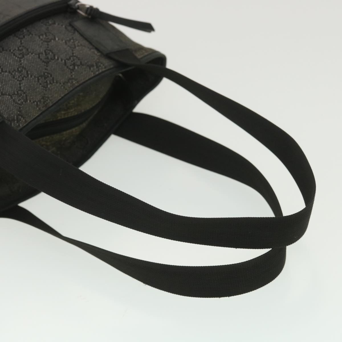 GUCCI GG Canvas Tote Bag Black 28893  ar8950