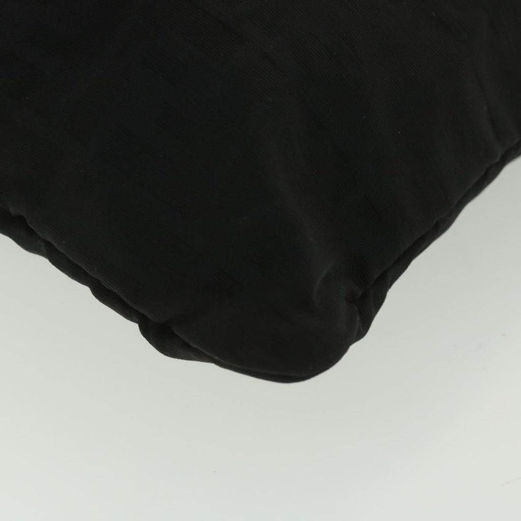 FENDI Zucca Canvas Tote Bag Black Brown  ar9031