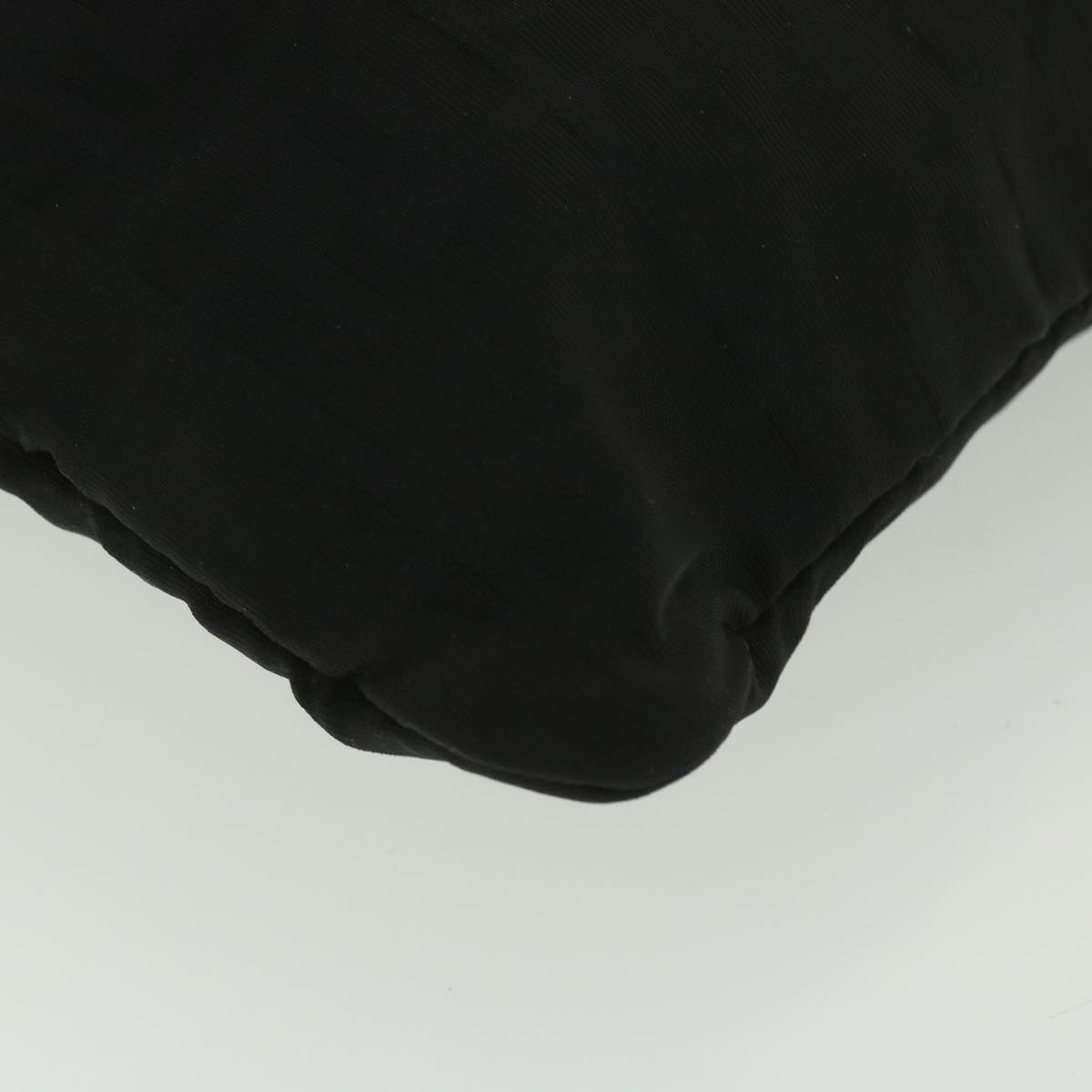 FENDI Zucca Canvas Tote Bag Black Brown  ar9031