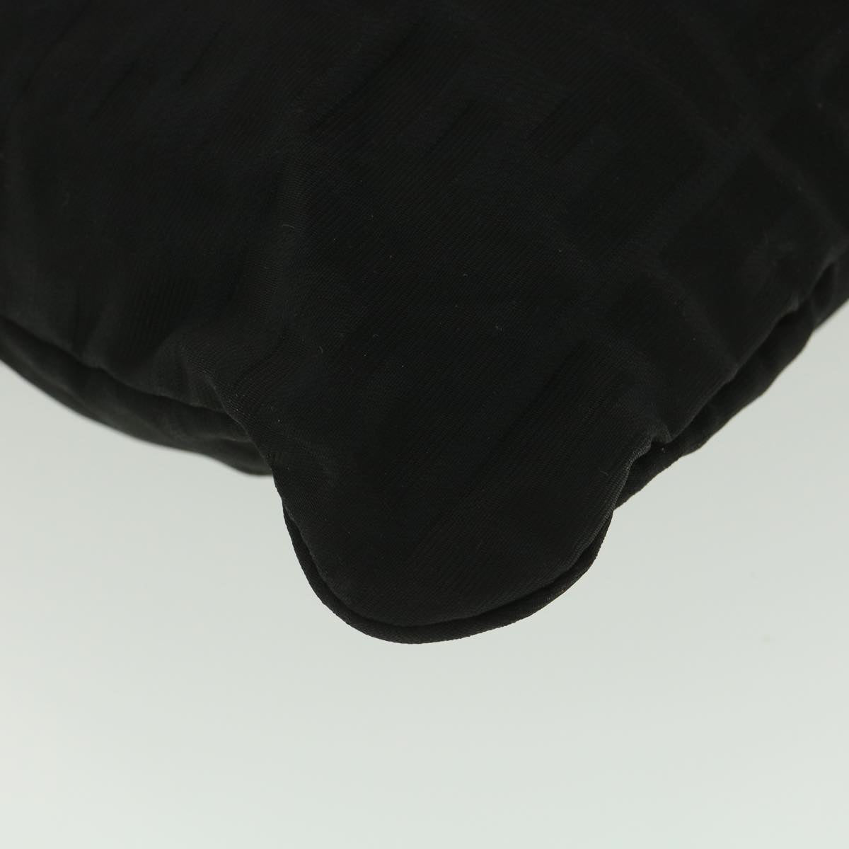FENDI Zucca Canvas Tote Bag Black Brown  ar9031