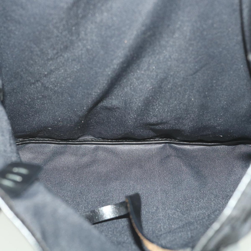 FENDI Zucca Canvas Tote Bag Black Brown  ar9031