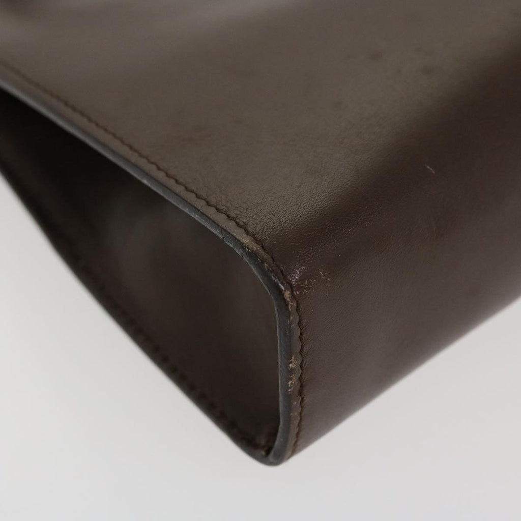 GUCCI Hand Bag Leather Brown  ar9113