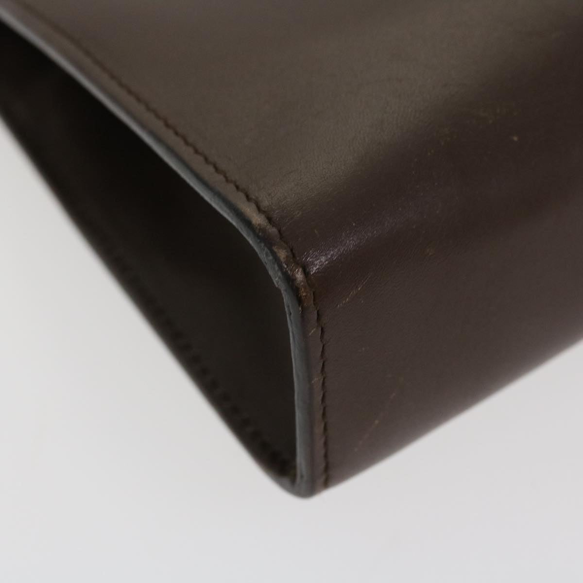 GUCCI Hand Bag Leather Brown  ar9113