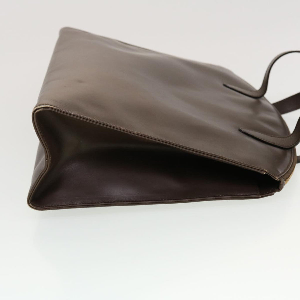 GUCCI Hand Bag Leather Brown  ar9546B