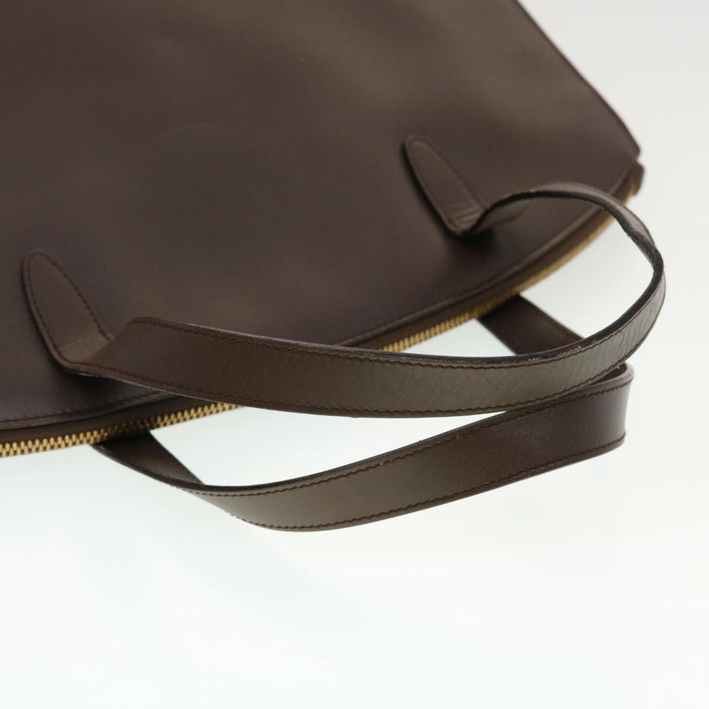 GUCCI Hand Bag Leather Brown  ar9546B